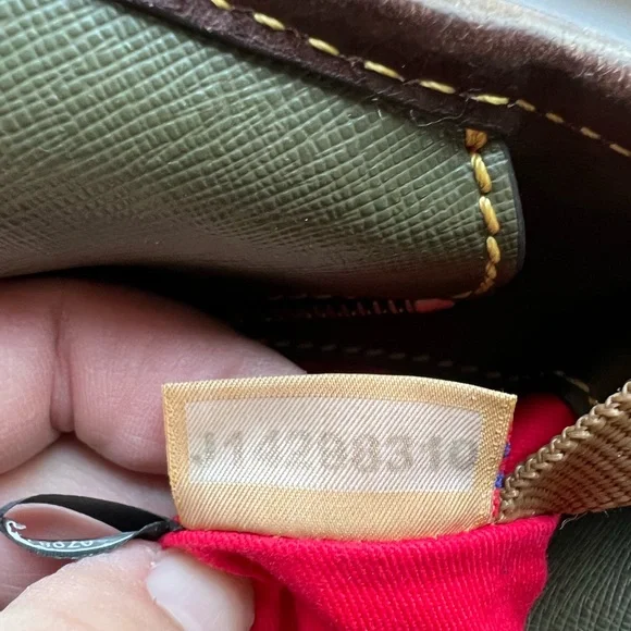 Dooney & Bourke Maddie Saffiano in Green and Brown - Picture 4 of 16